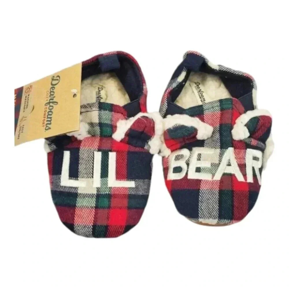 BABY BEAR 5/6 Dearfoams Memory Foam Slippers